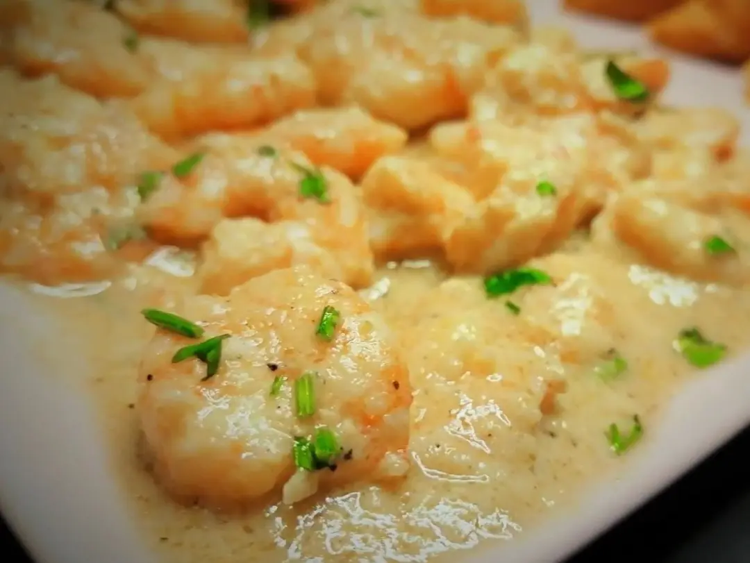 Shrimp With Tahini